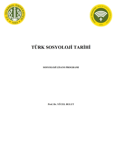 Türk Sosyoloji Tarihi Fotokopi GO - Tüm Sınavlarda Daha İleriye