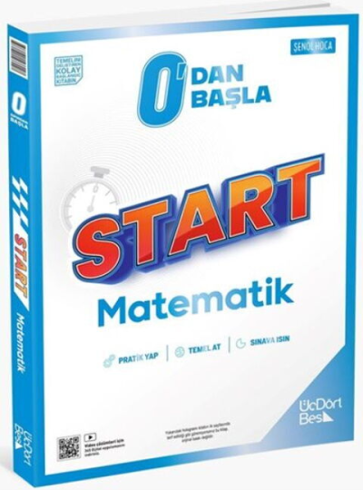 0' dan (Sıfırdan) Başla Start Matematik Şenol Hoca Üç Dört Beş Yayınları Fotokopi GO - Tüm Sınavlarda Daha İleriye