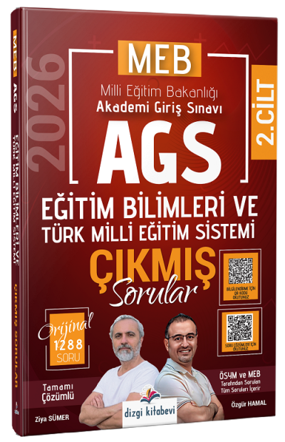 2026 MEB-AGS Eğitim Bilimleri ve Türk Milli Eğitim Sistemi Çıkmış Sorular Çözümlü Dizgi Kitap Fotokopi GO - Tüm Sınavlarda Daha İleriye