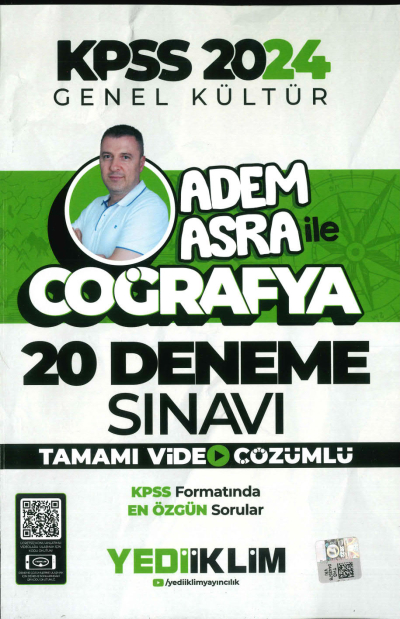 ASEM ASRA İLE COĞRAFYA 20 DENEME TAMAMI VİDEO ÇÖZÜMLÜ Fotokopi GO - Tüm Sınavlarda Daha İleriye