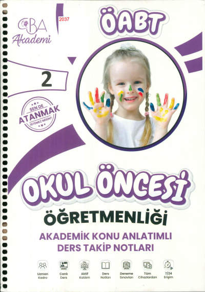 ÖABT OKUL ÖNCESİ ÖĞRETMENLİĞİ AKADEMİK KONU ANLATIMLI DERS TAKİP NOTLARI 2. KİTAP Fotokopi GO - Tüm Sınavlarda Daha İleriye