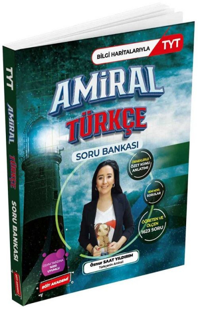 TYT Amiral Bilgi Haritalarıyla Türkçe Soru Bankası Mehmet Eğit Fotokopi GO - Tüm Sınavlarda Daha İleriye