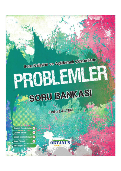 Problemler Soru Bankası Okyanus Yayınları Fotokopi GO - Tüm Sınavlarda Daha İleriye
