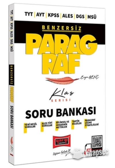 BENZERSİZ PARAGRAF KLAS SORU BANKASI Fotokopi GO - Tüm Sınavlarda Daha İleriye