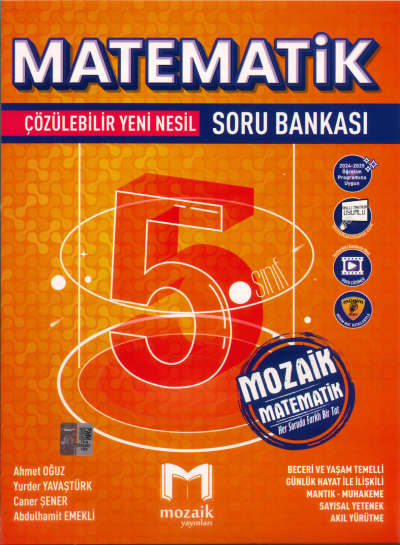 5. Sınıf Matematik Soru Bankası Mozaik Yayınları Fotokopi GO - Tüm Sınavlarda Daha İleriye