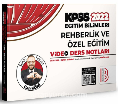 REHBERLİK VE ÖZEL EĞİTİM VİDEO DERS NOTLARI Fotokopi GO - Tüm Sınavlarda Daha İleriye