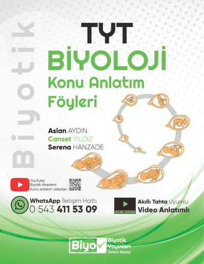 TYT Biyoloji Konu Anlatım Föyleri Biyotik Yayınları Fotokopi GO - Tüm Sınavlarda Daha İleriye