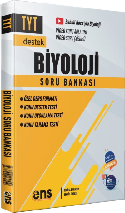 TYT Biyoloji Destek Soru Bankası ENS Yayıncılık
