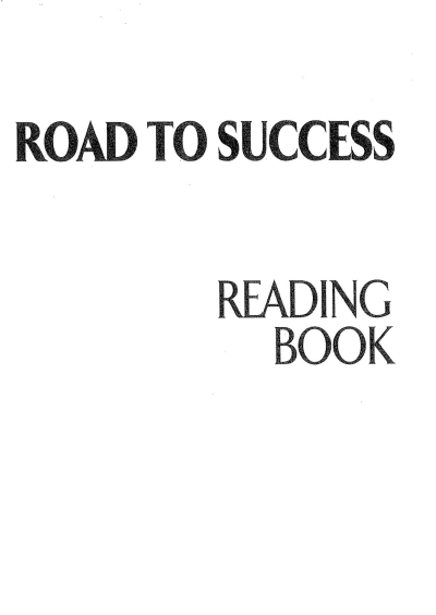 ROAD TO SUCCESS READING BOOK Fotokopi GO - Tüm Sınavlarda Daha İleriye