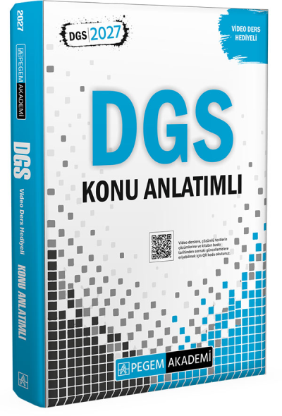 2027 DGS Konu Anlatımlı Pegem Akademi Fotokopi GO - Tüm Sınavlarda Daha İleriye