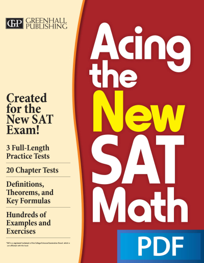 Acing the New SAT Math Fotokopi GO - Tüm Sınavlarda Daha İleriye