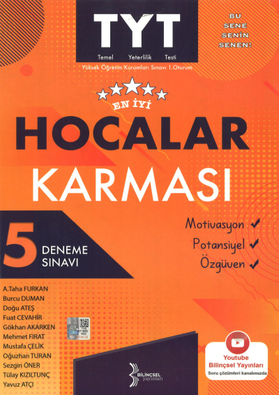 TYT En İyi Hocalar Karması 5 Deneme Sınavı Fotokopi GO - Tüm Sınavlarda Daha İleriye