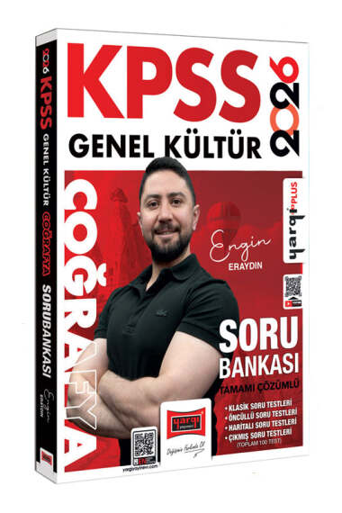 2026 KPSS Coğrafya Soru Bankası Çözümlü Engin Eraydın Yargı Yayınları Fotokopi GO - Tüm Sınavlarda Daha İleriye