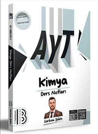2024 AYT Kimya Ders Notları Benim Fotokopi GO - Tüm Sınavlarda Daha İleriye