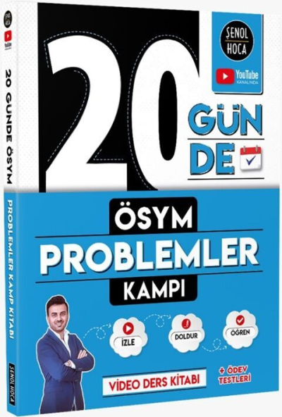 20 Günde ÖSYM Problemler Kampı Şenol Hoca Fotokopi GO - Tüm Sınavlarda Daha İleriye