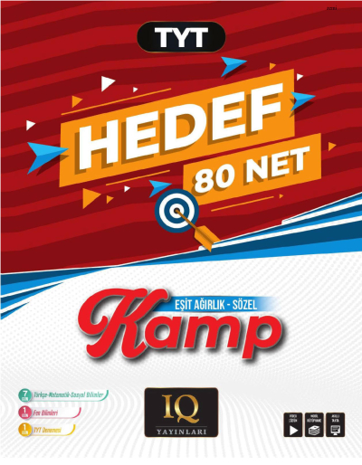 TYT Hedef 80 Eşit Ağırlık Sözel Kamp IQ Yayınları Fotokopi GO - Tüm Sınavlarda Daha İleriye