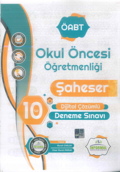 ŞAHESER 10'LU DİJİTAL ÇÖZÜMLÜ DENEME SINAVI Fotokopi GO - Tüm Sınavlarda Daha İleriye