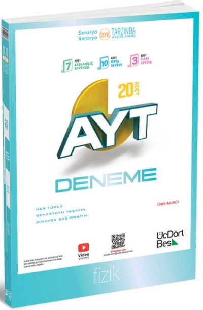 AYT 20 li Fizik Deneme Üç Dört Beş Yayınları Fotokopi GO - Tüm Sınavlarda Daha İleriye