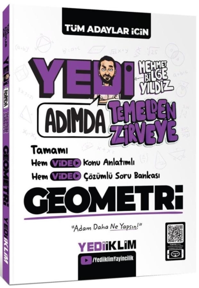 YEDİ ADIMDA TEMELDEN ZİRVEYE GEOMETRİ YEDİİKLİM YAYINLARI Fotokopi GO - Tüm Sınavlarda Daha İleriye