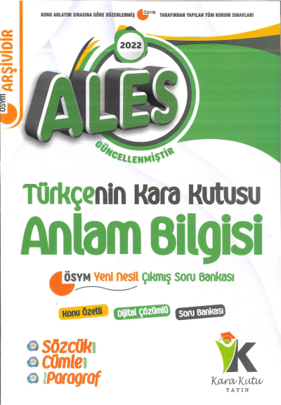 TÜRKÇE'NİN KARA KUTUSU ANLAM BİLGİSİ