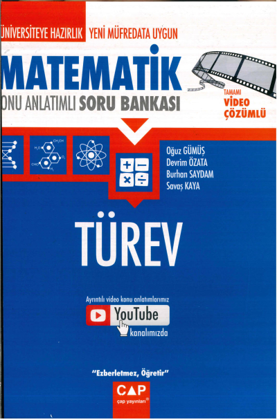 MATEMATİK TÜREV KONU ANLATIMLI SORU BANKASI Fotokopi GO - Tüm Sınavlarda Daha İleriye