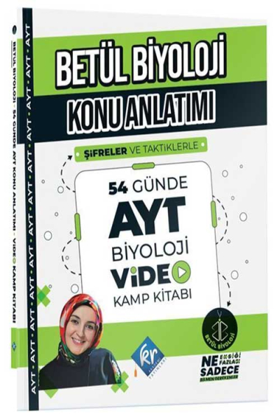 Betül Biyoloji Konu Anlatımı 54 Günde AYT Biyoloji Video Kamp Kitabı Fotokopi GO - Tüm Sınavlarda Daha İleriye