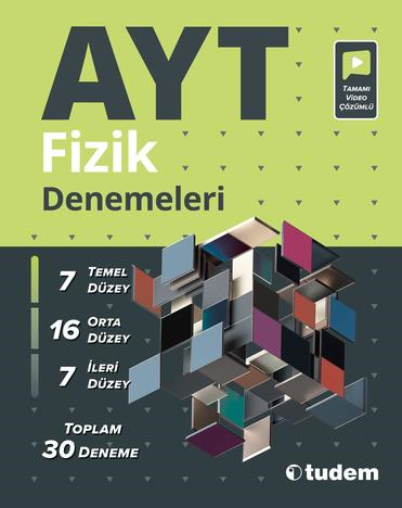 AYT Fizik Denemeleri 30 Deneme Video Çözümlü Fotokopi GO - Tüm Sınavlarda Daha İleriye