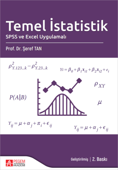 Temel İstatistik SPSS ve Excel Uygulamalı 2. Baskı - Şeref Tan Pegem Akademi Yayıncılık Fotokopi GO - Tüm Sınavlarda Daha İleriye