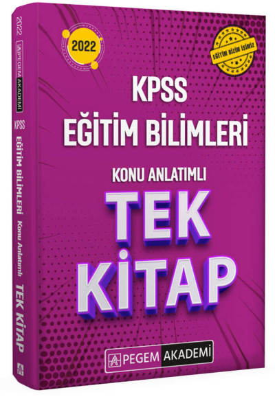 2022 KPSS Eğitim Bilimleri Konu Anlatımlı Tek Kitap Fotokopi GO - Tüm Sınavlarda Daha İleriye