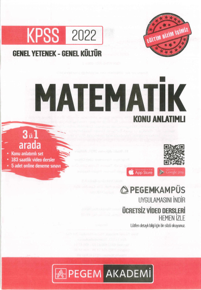 MATEMATİK KONU ANLATIMI Fotokopi GO - Tüm Sınavlarda Daha İleriye