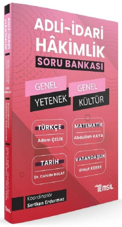 Temsil Adli İdari Hakimlik Genel Yetenek Genel Kültür Soru Bankası Temsil Kitap Yayınları Fotokopi GO - Tüm Sınavlarda Daha İleriye