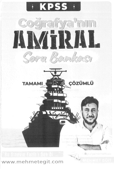 COGRAFYA nın AMİRAL SORU BANKASI Fotokopi GO - Tüm Sınavlarda Daha İleriye