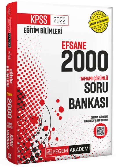 2022 KPSS Eğitim Bilimleri Efsane 2000 Tamamı Çözümlü Soru Bankası Fotokopi GO - Tüm Sınavlarda Daha İleriye
