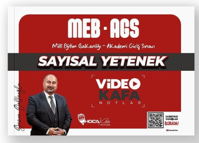 2025 MEB-AGS Sayısal Yetenek Video Kafa Notlar Hoca Kafası Yayınları Fotokopi GO - Tüm Sınavlarda Daha İleriye