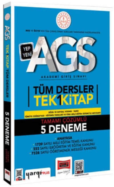 2025 MEB-AGS Tüm Dersler 5 Deneme Çözümlü Tek Kitap Yargı Yayınları Fotokopi GO - Tüm Sınavlarda Daha İleriye