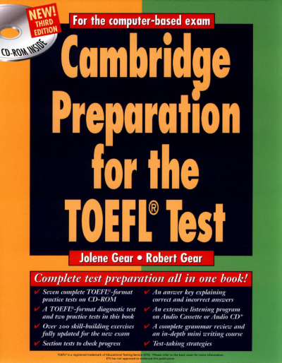 CAMBRIDGE PREPARATION FOR THE TOEFL TEST Fotokopi GO - Tüm Sınavlarda Daha İleriye