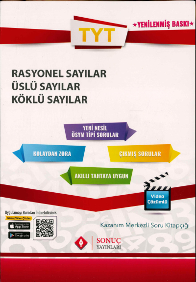 TYT RASYONEL - ÜSLÜ- KÖKLÜ SAYILAR SORU KİTAPÇIĞI Fotokopi GO - Tüm Sınavlarda Daha İleriye