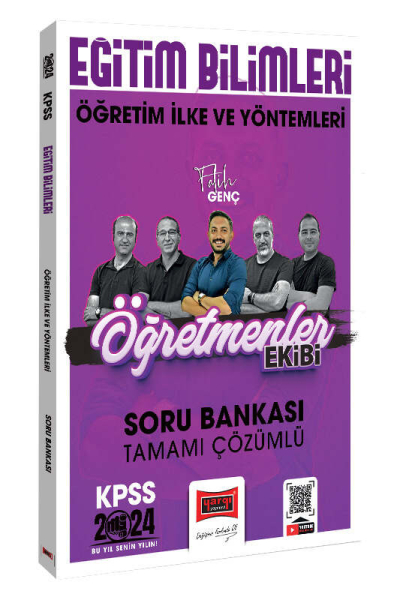 2024 KPSS Eğitim Bilimleri Öğretmenler Ekibi Öğretim İlke ve Yöntemleri Tamamı Çözümlü Soru Bankası Fotokopi GO - Tüm Sınavlarda Daha İleriye