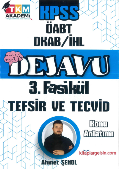 DEJAVU 3. FASİKÜL TEFSİR VE TECVİD Fotokopi GO - Tüm Sınavlarda Daha İleriye