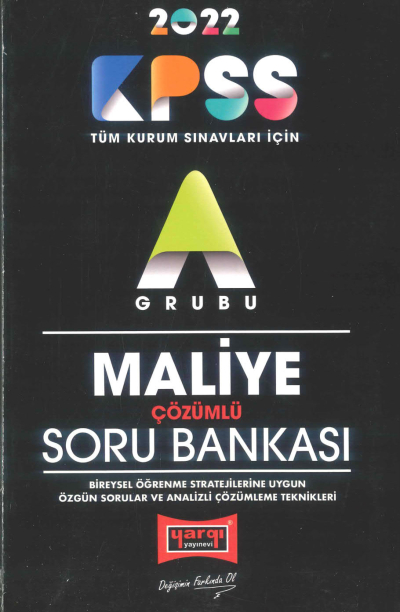 MALİYE ÇÖZÜMLÜ SORU BANKASI Fotokopi GO - Tüm Sınavlarda Daha İleriye