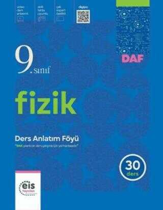 9.Sınıf DAF Fizik EİS Yayınları Fotokopi GO - Tüm Sınavlarda Daha İleriye