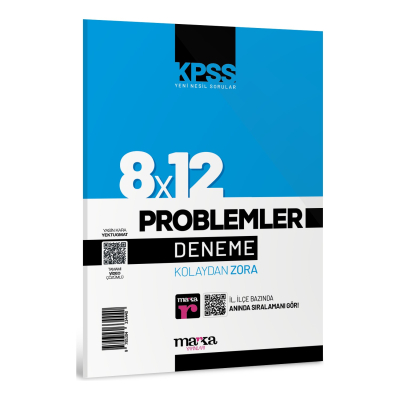 PROBLEMLER 8*12 MARKA DENEME Fotokopi GO - Tüm Sınavlarda Daha İleriye