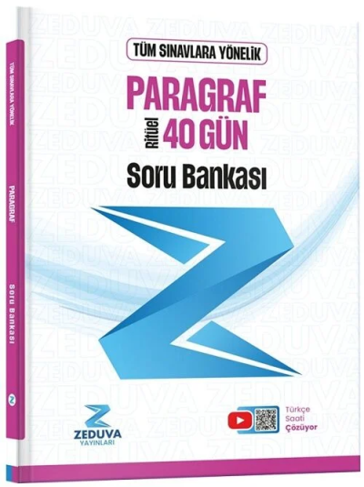 Türkçe Saati 40 Gün Ritüel Paragraf Soru Bankası Zeduva Yayınları Fotokopi GO - Tüm Sınavlarda Daha İleriye