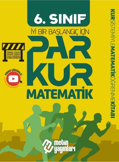 6. Sınıf Parkur Matematik Öğrenme Kitabı Metin Yayınları Fotokopi GO - Tüm Sınavlarda Daha İleriye
