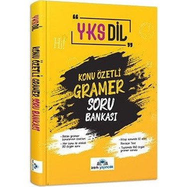 YKS Dil Konu Özetli Gramer Soru Bankası Fotokopi GO - Tüm Sınavlarda Daha İleriye