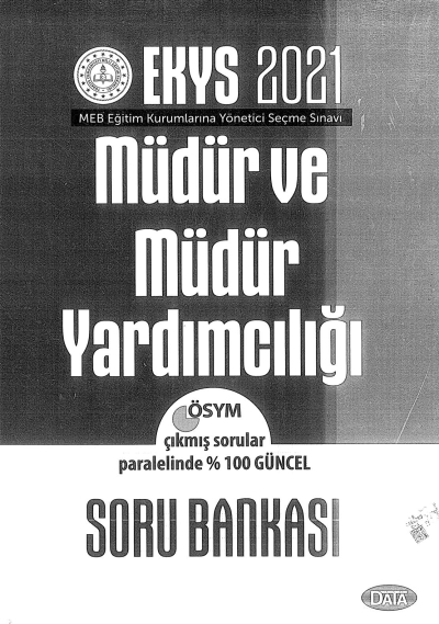 MÜDÜR VE MÜDÜR YARDIMCILIĞI SORU BANKASI Fotokopi GO - Tüm Sınavlarda Daha İleriye