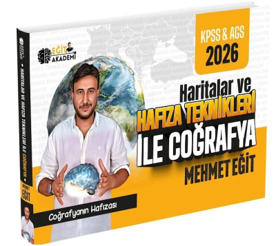 2026 MEB AGS KPSS Mehmet Eğit Haritalar ve Hafıza Teknikleriyle Coğrafya Eğit Akademi Fotokopi GO - Tüm Sınavlarda Daha İleriye