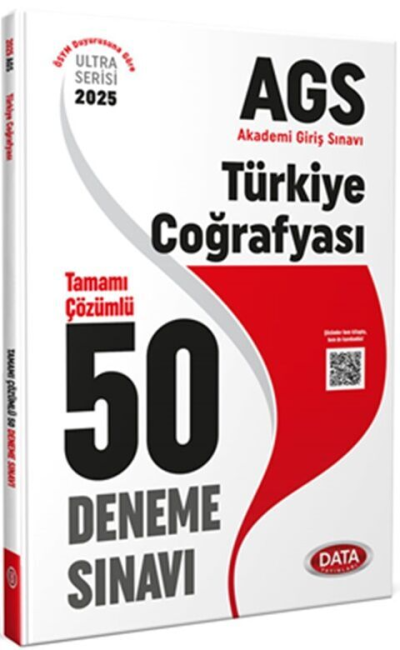 2025 AGS Türkiye Coğrafyası Tamamı Çözümlü 50 Deneme Sınavı Data Yayınları Fotokopi GO - Tüm Sınavlarda Daha İleriye