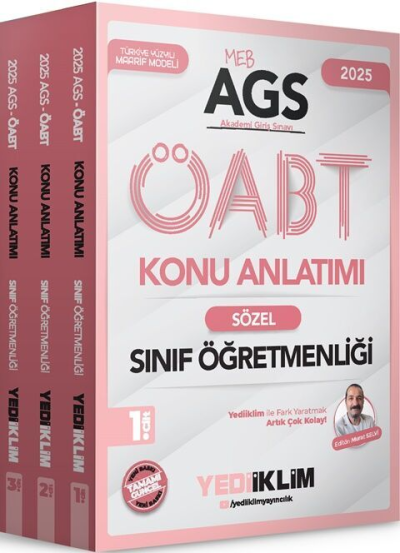 2025 MEB AGS ÖABT Sınıf Öğretmenliği Konu Anlatımı 3. CİLT Yediiklim Yayınları Fotokopi GO - Tüm Sınavlarda Daha İleriye