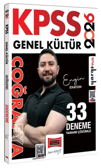 2026 KPSS Coğrafya 33 Deneme Çözümlü Engin Eraydın Yargı Yayınları Fotokopi GO - Tüm Sınavlarda Daha İleriye